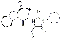 (2S,3aS,7aS)-1-[(2S)-2-(3-環(huán)己基-2,4-二氧代-5-丙基-1-咪唑啉yl)-1-氧代丙基]八氫-1H-吲哚-2-羧酸結(jié)構(gòu)式_353777-66-9結(jié)構(gòu)式