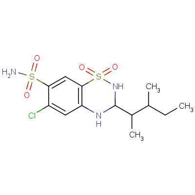 美布噻嗪結(jié)構(gòu)式_3568-00-1結(jié)構(gòu)式