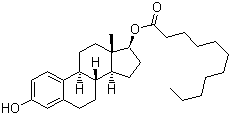 十一酸雌二醇結構式_3571-53-7結構式