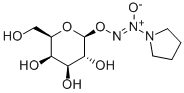 1-O-[(z)-2-oxido-2-(1-pyrrolidinyl)-2lambda<sup>5</sup>-diazen-1-yl]hexopyranose Structure,357192-78-0Structure