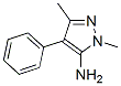 1,3-Dimethyl-4-phenyl-1H-pyrazol-5-amine Structure,3654-22-6Structure