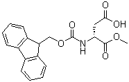 Fmoc-d-asp-ome結(jié)構(gòu)式_368443-82-7結(jié)構(gòu)式