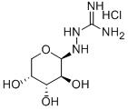 2-[(2R,3s,4r,5r)-3,4,5-trihydroxytetrahydro-2h-pyran-2-yl]hydrazinecarboximidamide hydrochloride (1:1) Structure,368452-58-8Structure