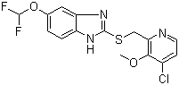 5-(Difluoromethoxy)-2[[(4-chloro-3-methoxy-2-pyridinyl)methyl]-thio]-1H-benzimidazole Structure,368890-20-4Structure