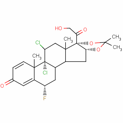 氟氯奈德結(jié)構(gòu)式_3693-39-8結(jié)構(gòu)式