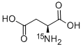 L-Aspartic acid-15N Structure,3715-16-0Structure