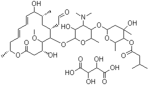 酒石酸吉他霉素結(jié)構(gòu)式_37280-56-1結(jié)構(gòu)式