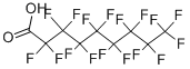 Heptadecafluorononanoic acid standard Structure,375-95-1Structure