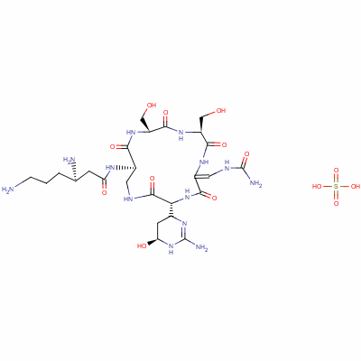 紫霉素硫酸鹽結(jié)構(gòu)式_37883-00-4結(jié)構(gòu)式