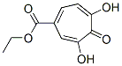 Ethyl 4,5-dihydroxy-3-oxo-1,4,6-cycloheptatriene-1-carboxylate Structure,379216-03-2Structure