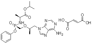 Tenofovir alafenamide fumarate, 1:1 Structure,379270-38-9Structure