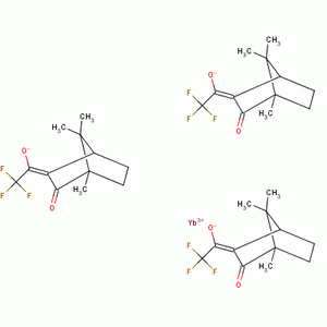 D-3-三氟乙酰樟腦酸鐿結(jié)構(gòu)式_38054-03-4結(jié)構(gòu)式