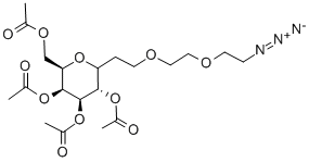 2-[2-(2-Azidoethoxy)ethyl]2,3,4,6-Tetra-O-acetyl-D-galactopyranoside Structure,381716-33-2Structure