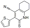 1,2,5,6,7,8-六氫-3-(2-噻吩)-2-硫氧代-4-喹啉甲腈結(jié)構(gòu)式_383153-39-7結(jié)構(gòu)式