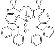 Carbonylbis(trifluoroacetato)bis(triphenylphosphine)ruthenium(II) methanol adduct Structure,38596-61-1Structure