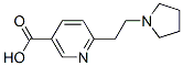 6-(2-Pyrrolidin-1-ylethyl)-nicotinic acid Structure,387350-41-6Structure