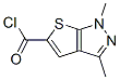 1,3-Dimethyl-1H-thieno[2,3-c]pyrazole-5-carbonyl chloride Structure,388088-75-3Structure