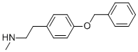 2-(4-(Benzyloxy)phenyl)-n-methylethanamine Structure,38961-21-6Structure