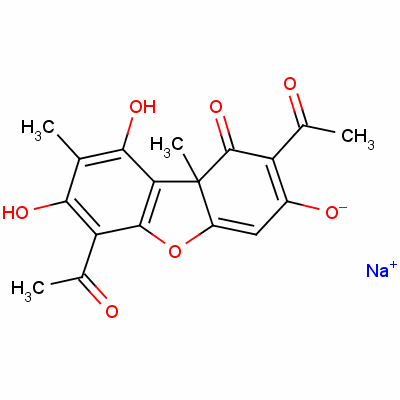 松蘿酸鈉結(jié)構(gòu)式_39012-86-7結(jié)構(gòu)式