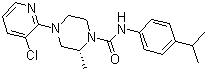 (R)-4-(3-chloropyridin-2-yl)-n-(4-isopropylphenyl)-2-methylpiperazine-1-carboxamide Structure,393514-22-2Structure