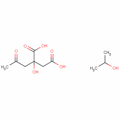 檸檬酸異丙酯結(jié)構(gòu)式_39413-05-3結(jié)構(gòu)式