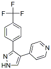 4-{3-[4-(Trifluoromethyl)phenyl]-1H-pyrazol-4-yl}pyridine Structure,396129-66-1Structure