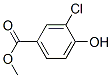 3-Chloro-4-hydroxybenzoic acid methyl ester Structure,3964-57-6Structure