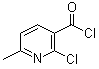 2-Chloro-6-methylnicotinoyl chloride Structure,39853-81-1Structure