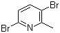 2,5-Dibromo-6-methylpyridine Structure,39919-65-8Structure