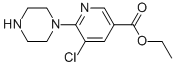 Ethyl 5-chloro-6-(piperazin-1-yl)nicotinate Structure,401566-70-9Structure