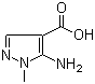 5-Amino-1-methylpyrazole-4-carboxylic acid Structure,4058-91-7Structure