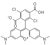 1,4-Dichloro 6-carboxytetramethylrhodamine Structure,407581-83-3Structure