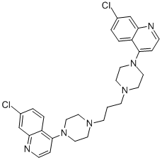 磷酸哌喹結構式_4085-31-8結構式