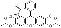 Benzoic acid, 2-[3,6-bis(acetyloxy)-2,7-dichloro-9h-xanthen-9-yl]- Structure,4091-99-0Structure