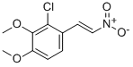 Trans-2-Chloro-3,4-dimethoxy-β-nitrostyrene Structure,41122-35-4Structure