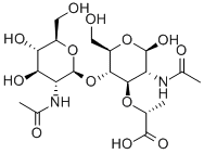 N-acetyl-d-glucosaminyl-(1-4)-n-acetylmuramic acid Structure,41137-10-4Structure