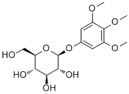 3,4,5-三甲氧基苯基 BETA-D-吡喃葡萄糖苷結(jié)構(gòu)式_41514-64-1結(jié)構(gòu)式