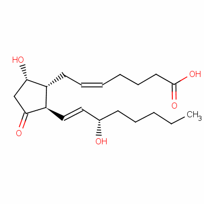 前列腺素 D2結(jié)構(gòu)式_41598-07-6結(jié)構(gòu)式