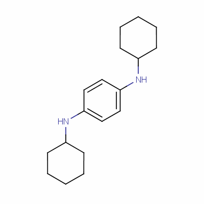 1,4-Benzenediamine, n,n-dicyclohexyl- Structure,4175-38-6Structure