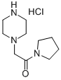 1-(1-Pyrrolidinylcarbonylmethyl)piperazine hydrochloride Structure,41974-52-1Structure