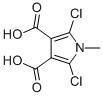 1-Methyl-2,5-dichloropyrrole-3,4-dicarboxylic acid Structure,42108-53-2Structure