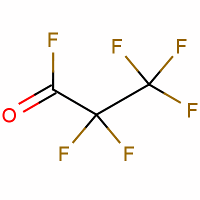 五氟丙酰氟結(jié)構(gòu)式_422-61-7結(jié)構(gòu)式