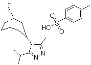 3-(3-Isopropyl-5-methyl-4h-1,2,4-triazol-4-yl)-8-azabicyclo[3.2.1]octane-p-toluenesulfonate Structure,423165-08-6Structure