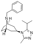 8-Azabicyclo[3,2,1]octane3-[3-methyl-5-(1-methlethyl)-4H-1,2,4-triazol-4-yl]-8-(phenylmethyl) Structure,423165-13-3Structure