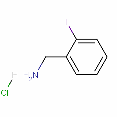 2-碘芐胺鹽酸鹽結(jié)構(gòu)式_42365-45-7結(jié)構(gòu)式