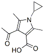 4-Acetyl-1-cyclopropyl-2,5-dimethyl-1H-pyrrole-3-carboxylic acid Structure,423769-78-2Structure