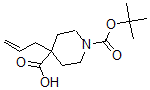 1,4-Piperidinedicarboxylic acid, 4-(2-propen-1-yl)-, 1- (1,1-dimethylethyl) ester Structure,426842-70-8Structure