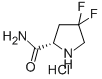 4,4-Difluoro-L-prolinamide hydrochloride Structure,426844-51-1Structure