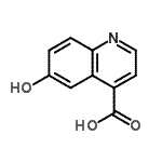 6-Hydroxy-4-quinolinecarboxylic acid Structure,4312-44-1Structure