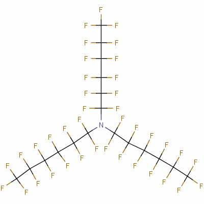 全氟三己胺結(jié)構(gòu)式_432-08-6結(jié)構(gòu)式